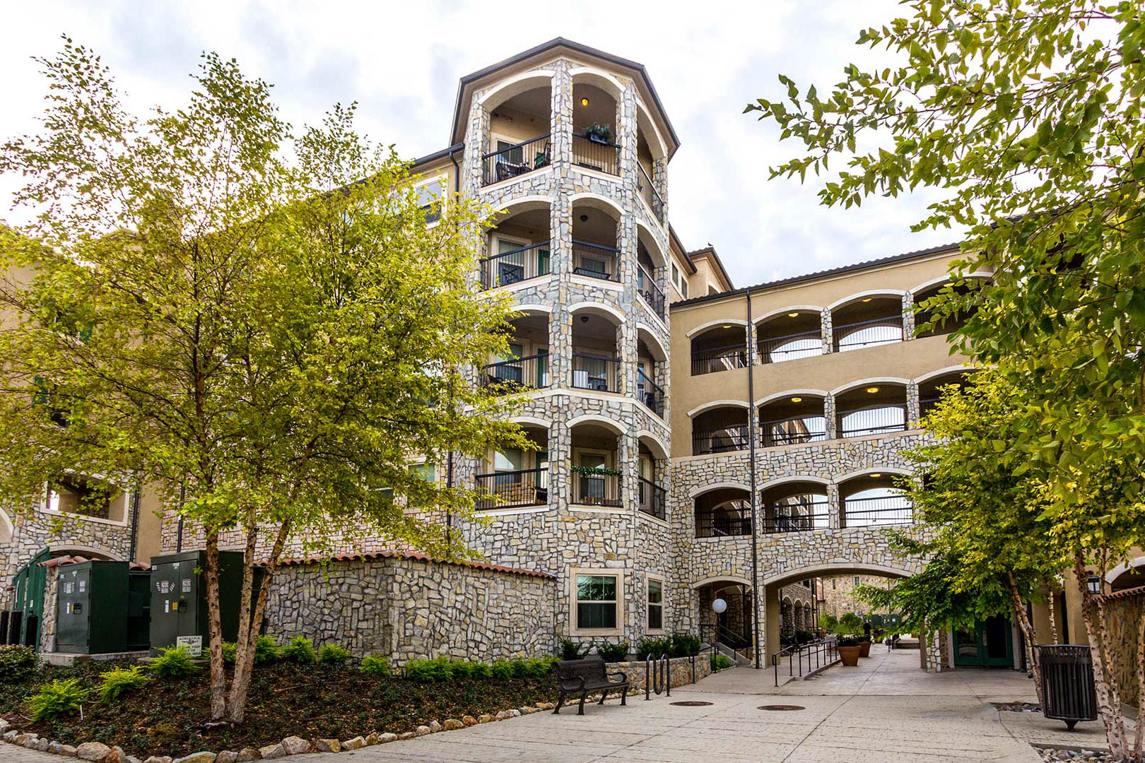 Bell Tower Flats Building Exterior