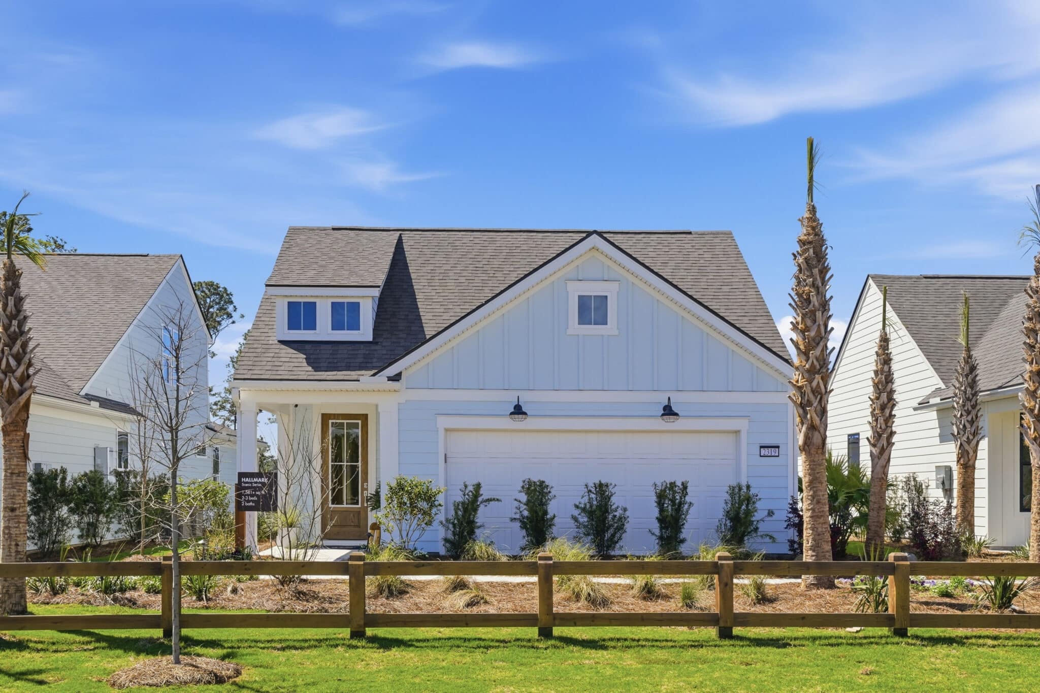 Front View of the Hallmark Model