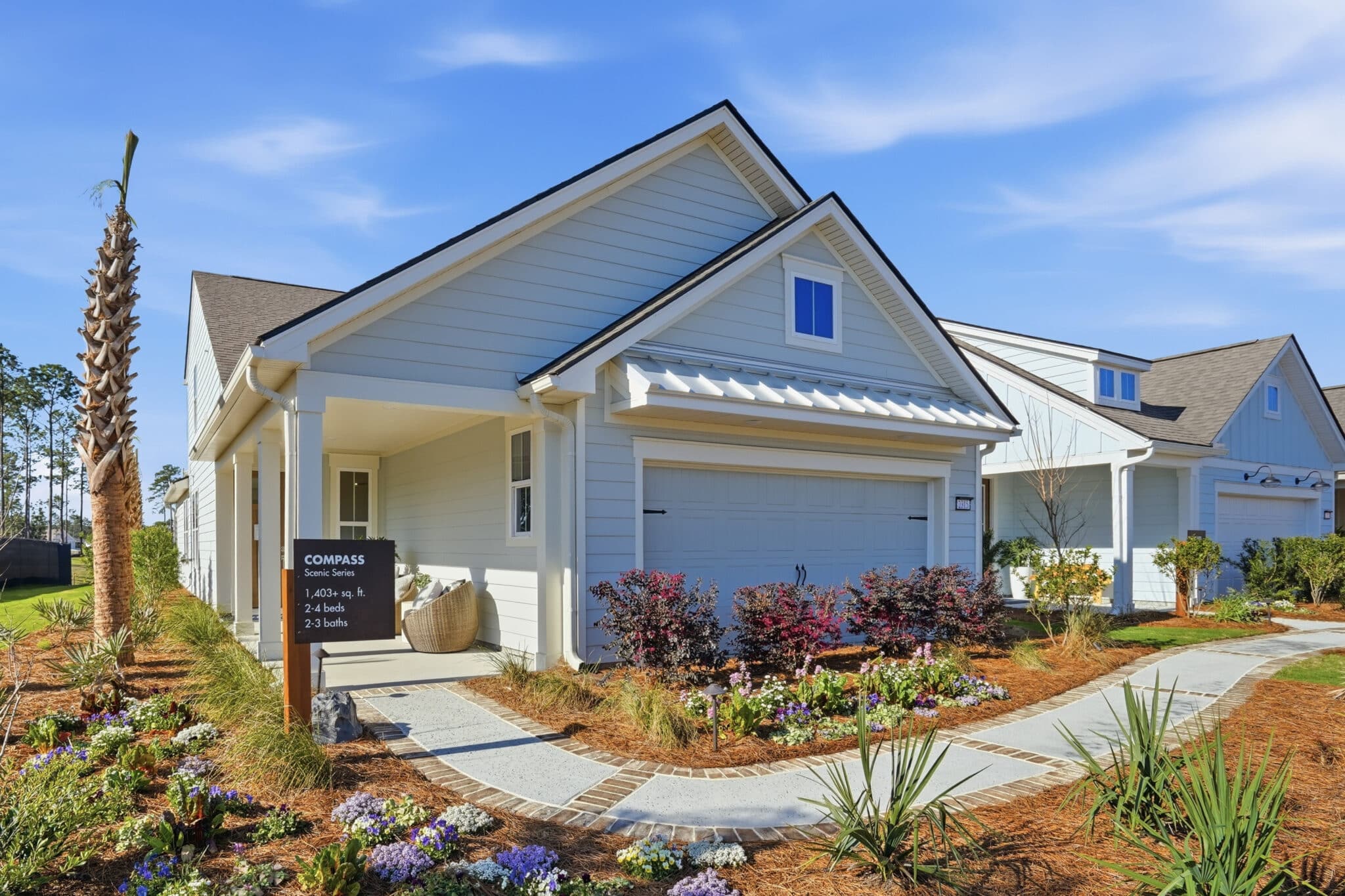 Daytime Side View of Compass Model