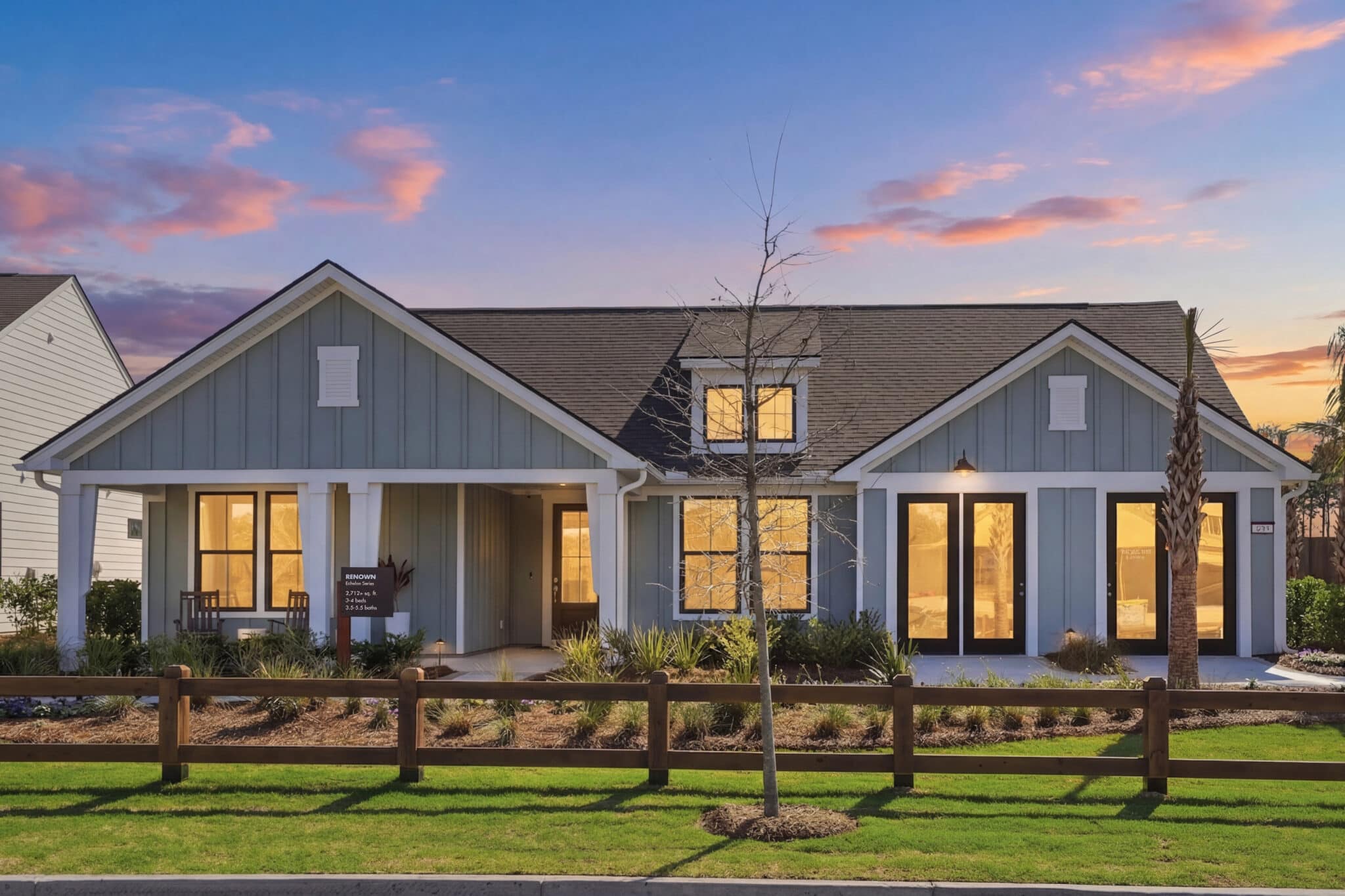 Dusk View of the Renown Model