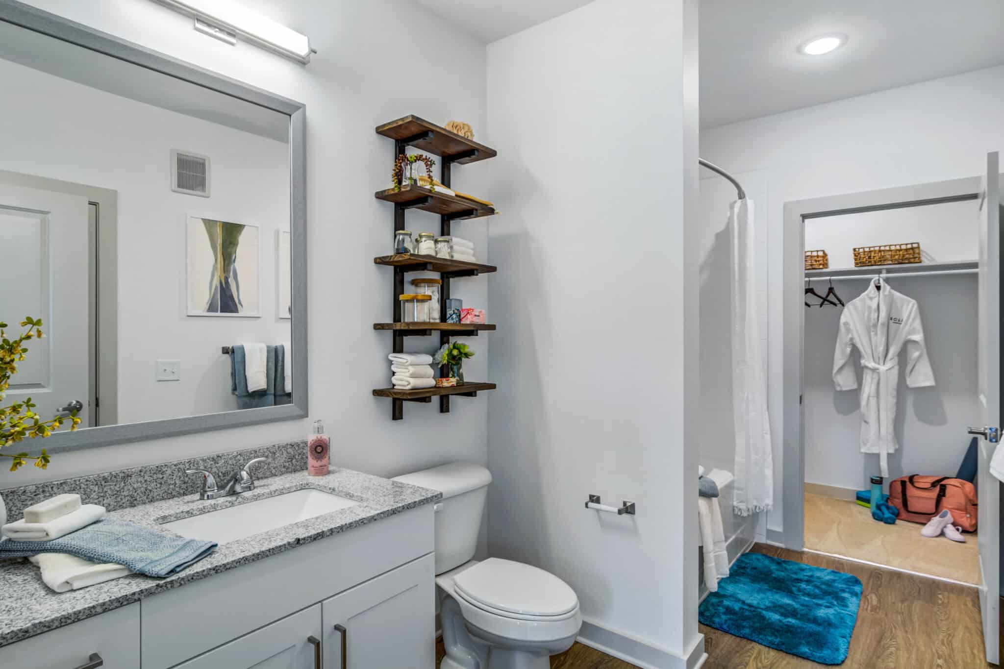 The Everly Apartment Unit Bathroom 