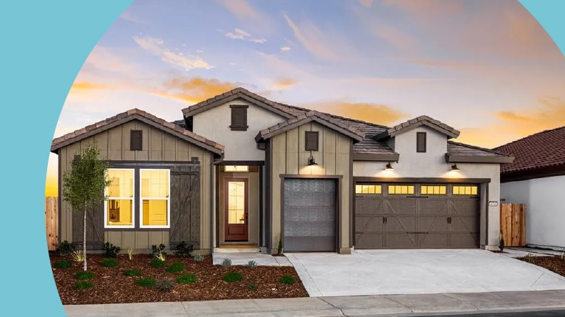 Exterior view of a home at Four Seasons at the Ranch in Rancho Cordova, California.