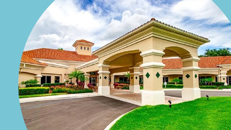 The entrance to Kings Ridge in Clermont, Florida.