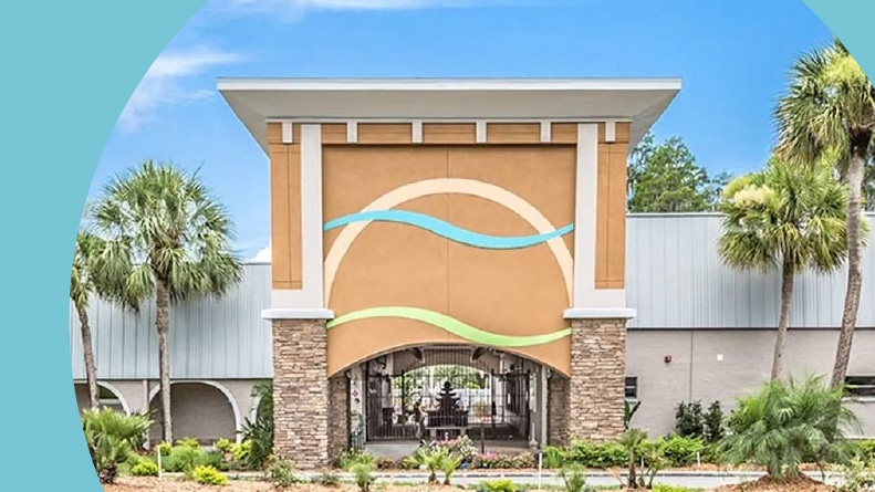 The entrance to Summertree in New Port Richey, Florida.