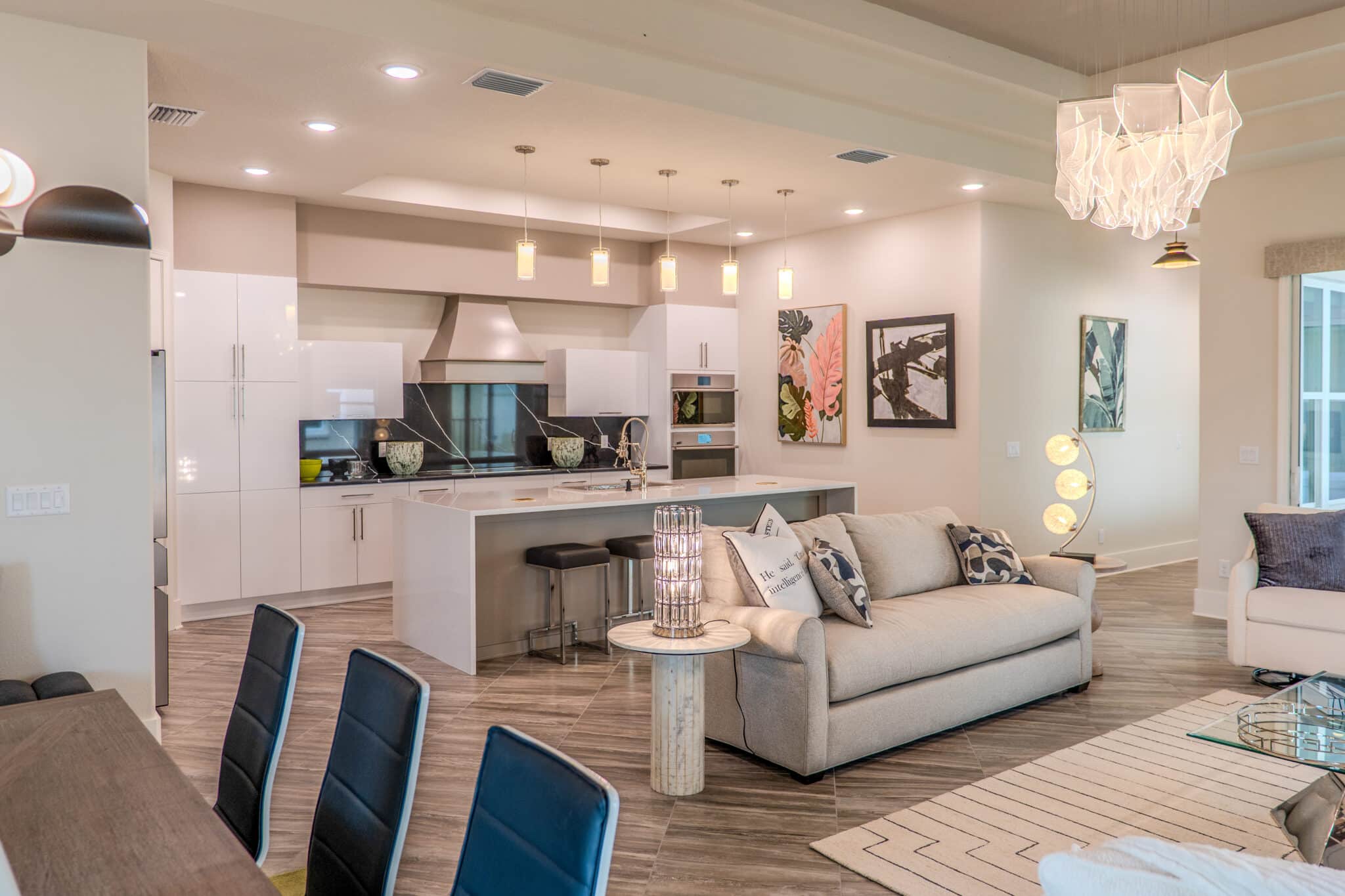 Living Room and Kitchen