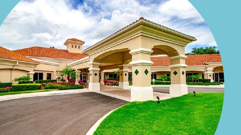 The entrance to Kings Ridge in Clermont, Florida.