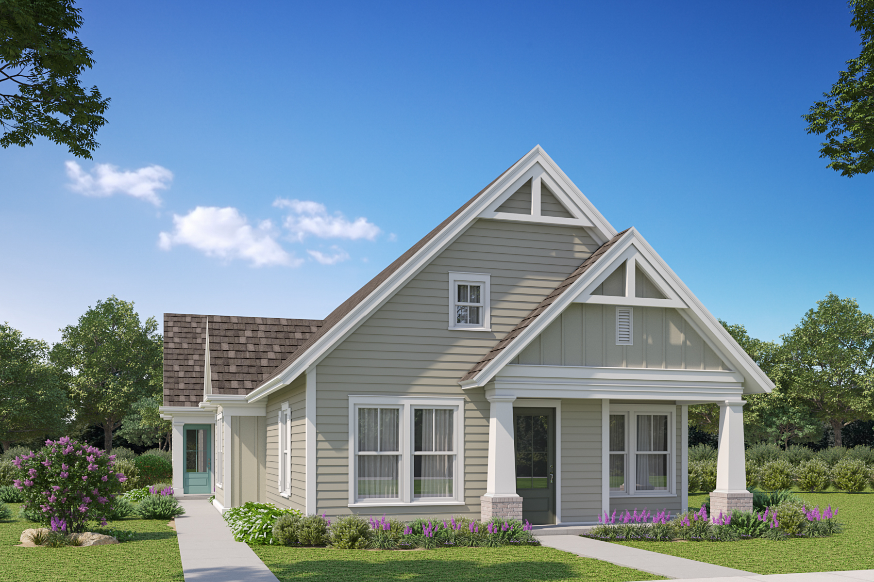 Duplex Model Elevation F