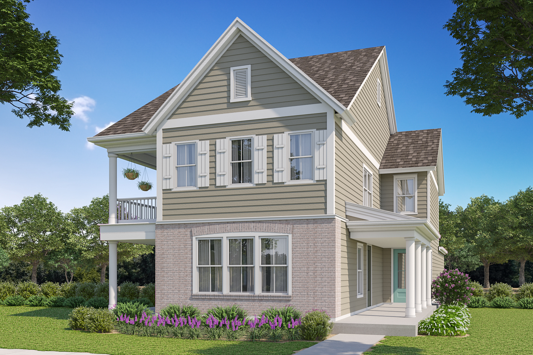 Two-flat Model Elevation E