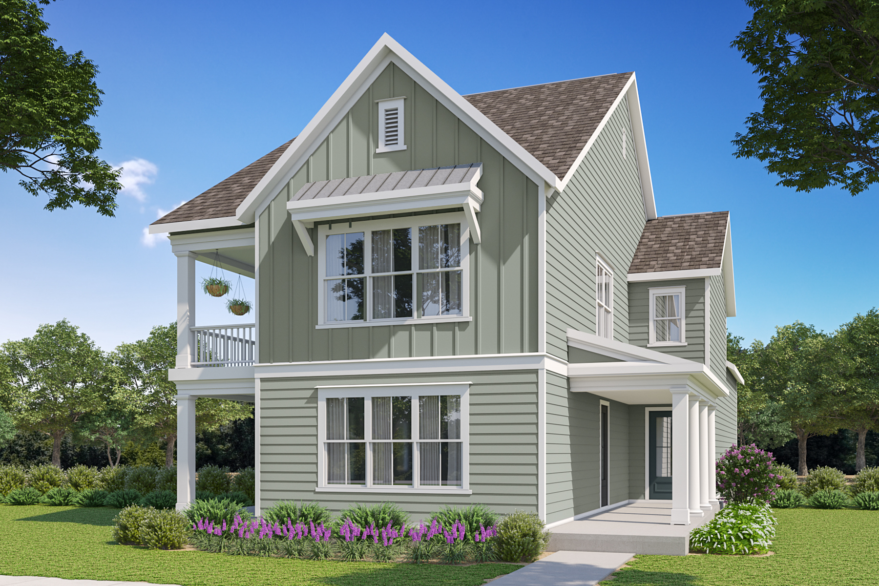 Two-flat Model Elevation B