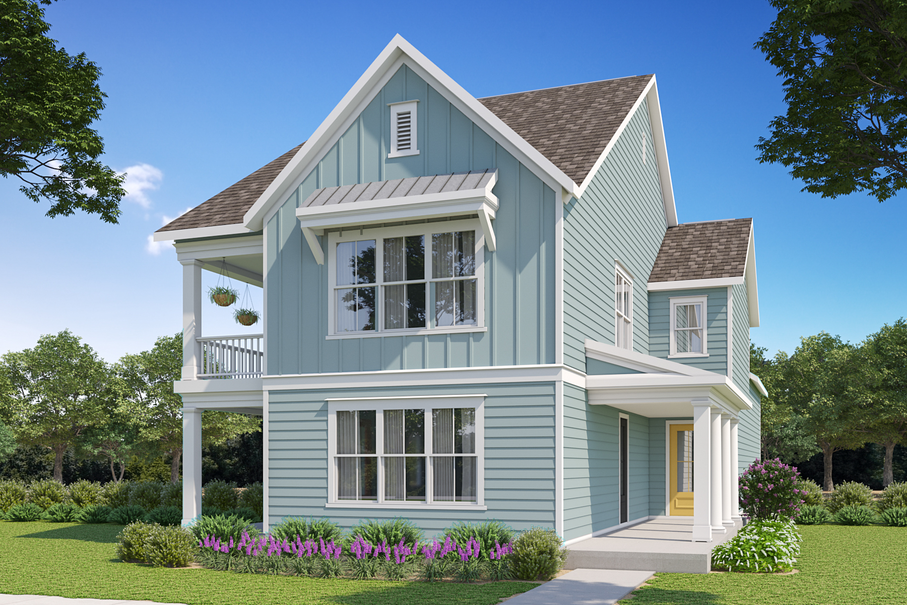 Two-flat Model Elevation D