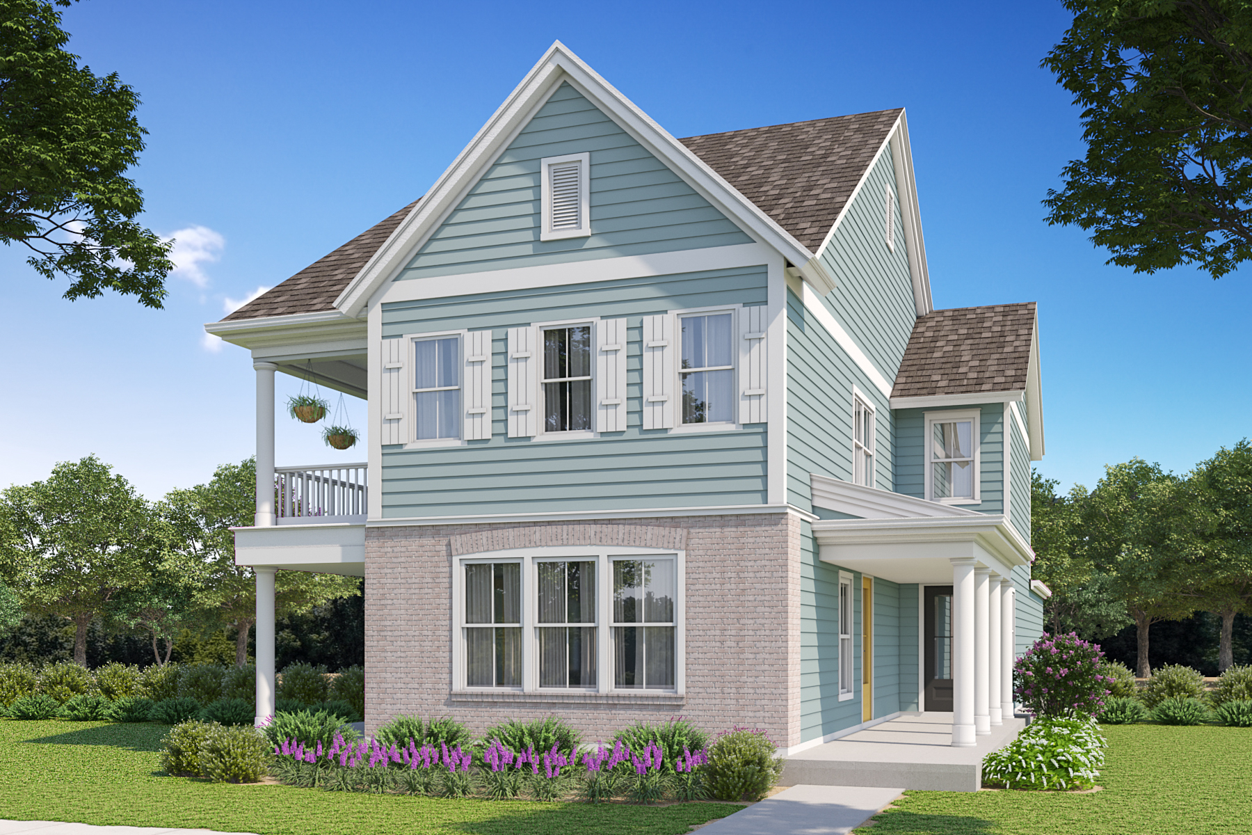 Two-flat Model Elevation H