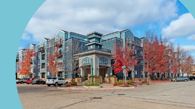 Exterior view of the entrance to Zen Chaska in Chaska, Minnesota.