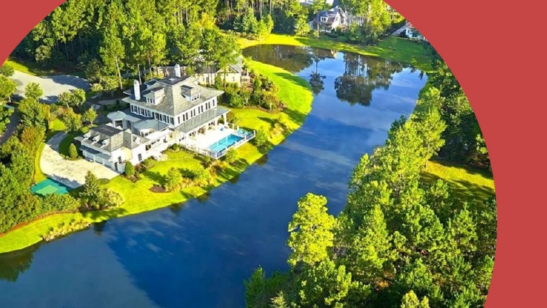 Aerial view of Westbrook Villas at Savannah Quarters in Pooler, Georgia.
