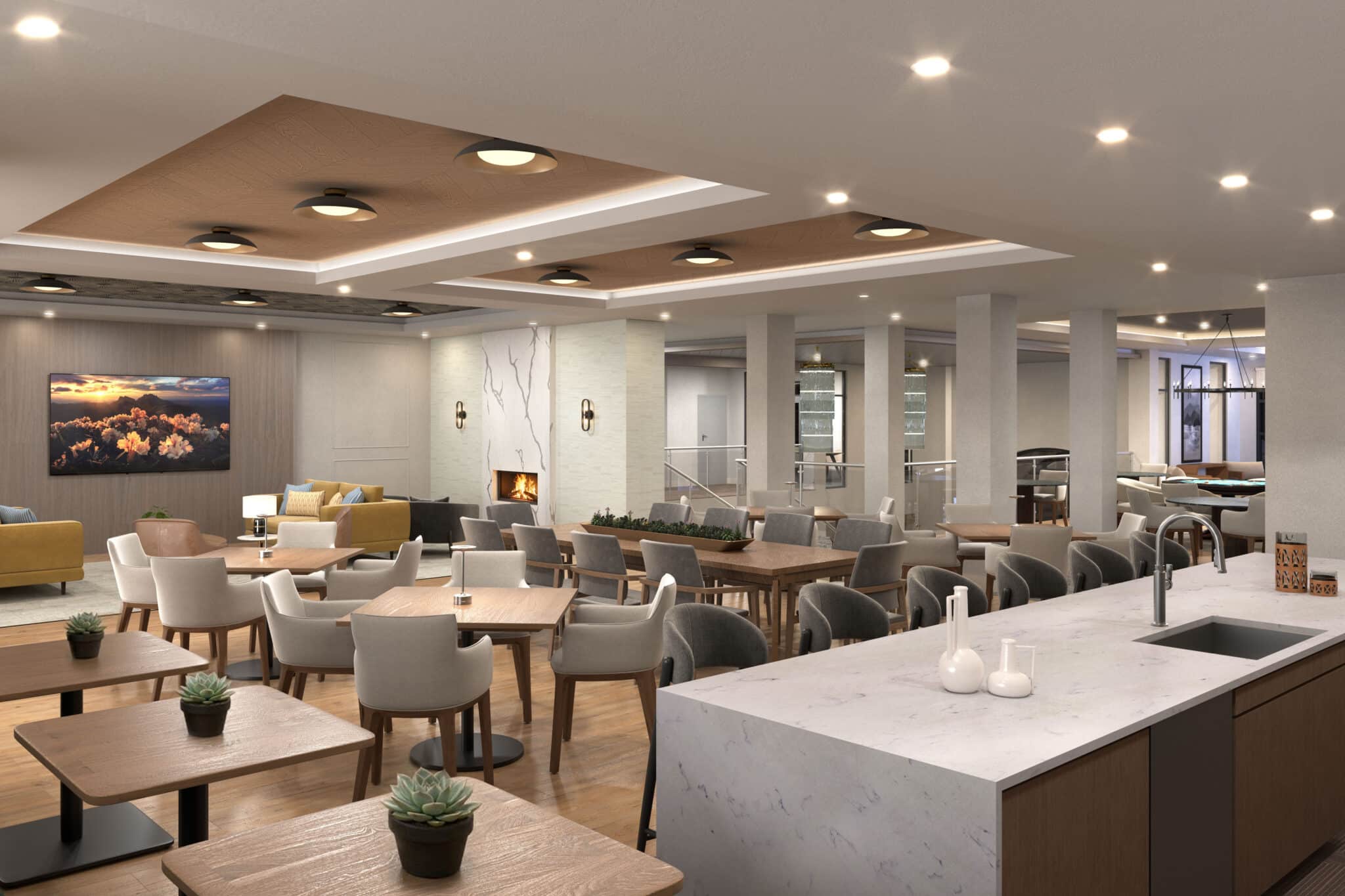 Great Room with Fireplace