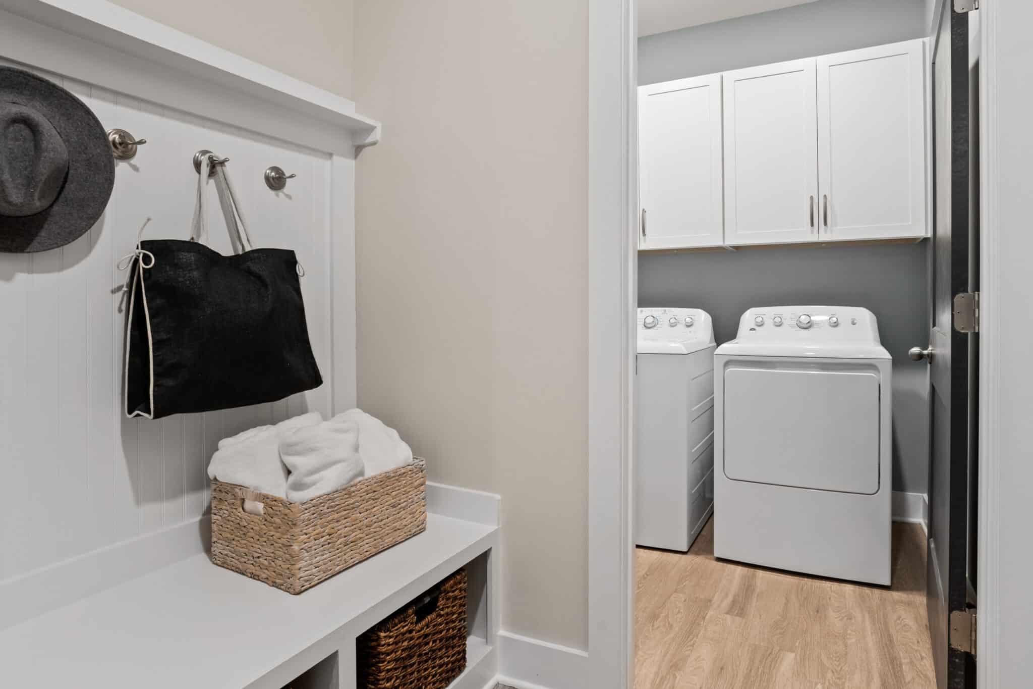 Laundry Room View from Closet