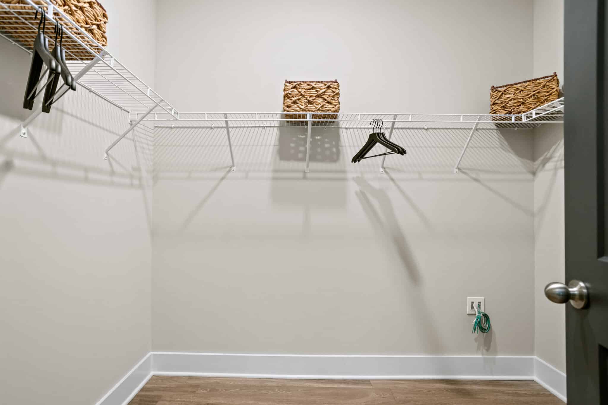 Walk-in Closet with Hanging Storage Racks