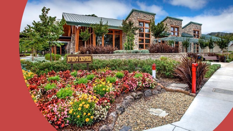 The event center at Rossmoor in Walnut Creek, California.