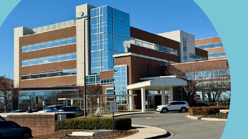 The Pineville Atrium Health hospital in Charlotte, North Carolina.