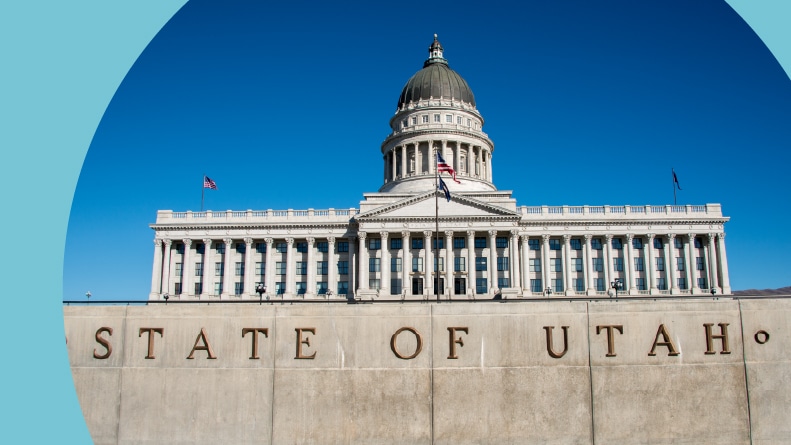 The Capitol Building in Salt Lake City, Utah.