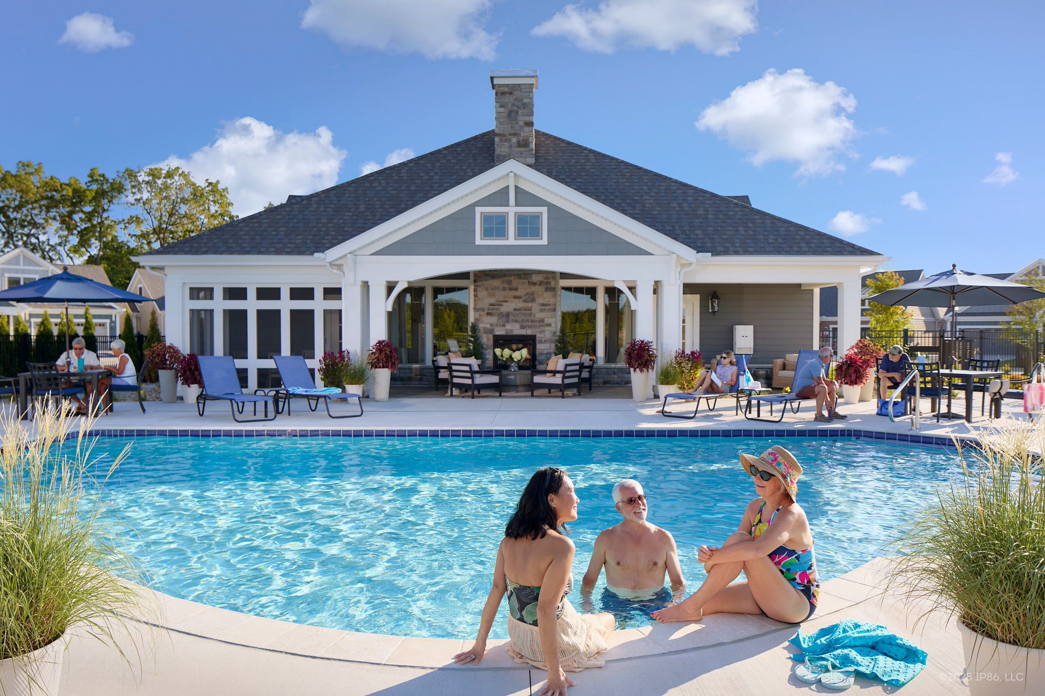 Pool and clubhouse