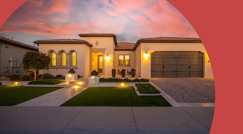 Exterior view of a single-family home at Encanterra in Queen Creek, Arizona.